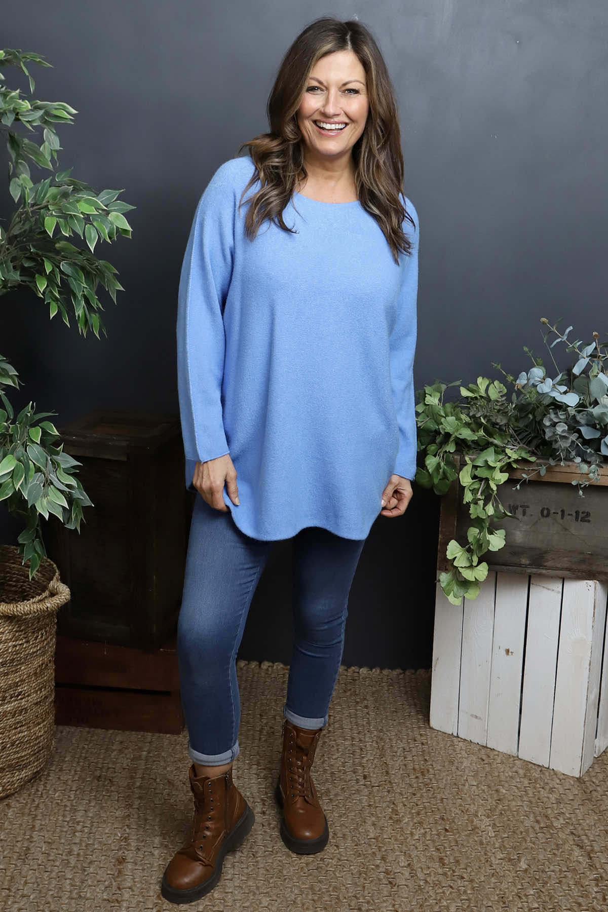 Alazne Jumper Blue