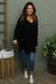 Lynna V-Neck Jumper Black