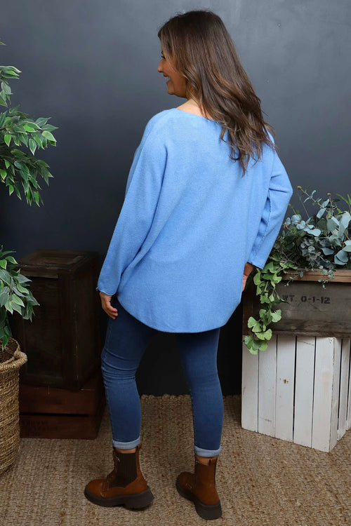 Alazne Jumper Blue - Image 4