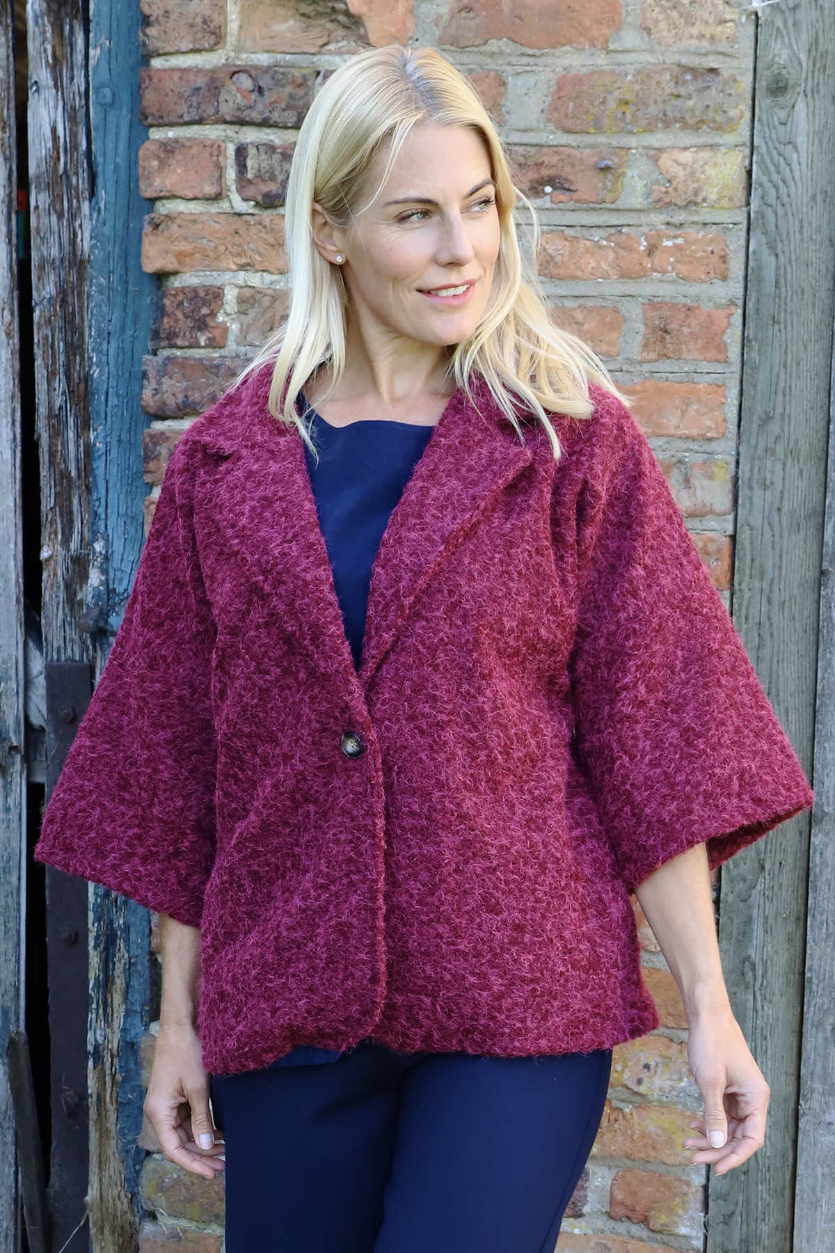 Perdita Jacket Wine