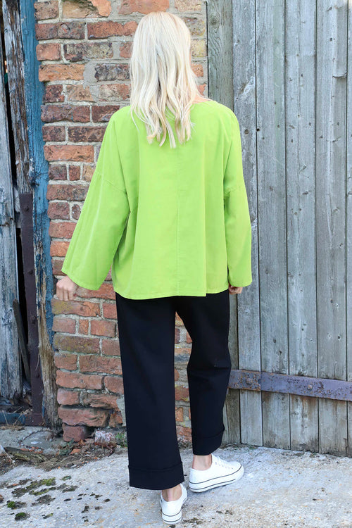 Ramona Needlecord Top Green - Image 4