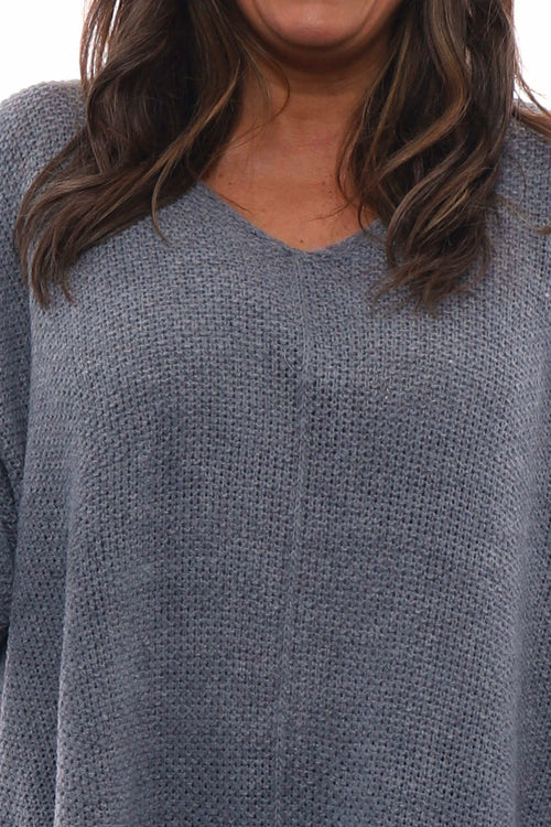 Bo Slouch Jumper Mid Grey - Image 3