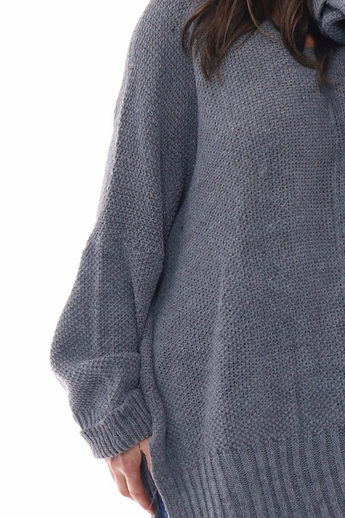 Bo Slouch Jumper Mid Grey - Image 2