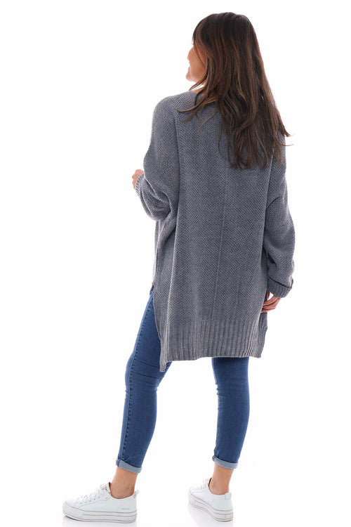 Bo Slouch Jumper Mid Grey - Image 6