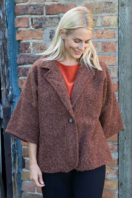 Perdita Jacket Cocoa - Image 2