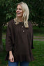 Dawsmere Button Linen Top Cocoa