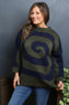 Blakeley Spiral Knit Jumper Khaki