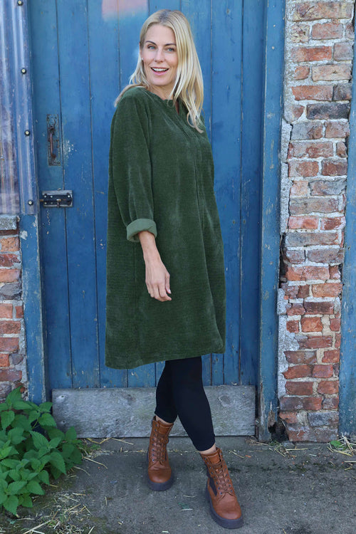Winifred Cord Tunic Khaki