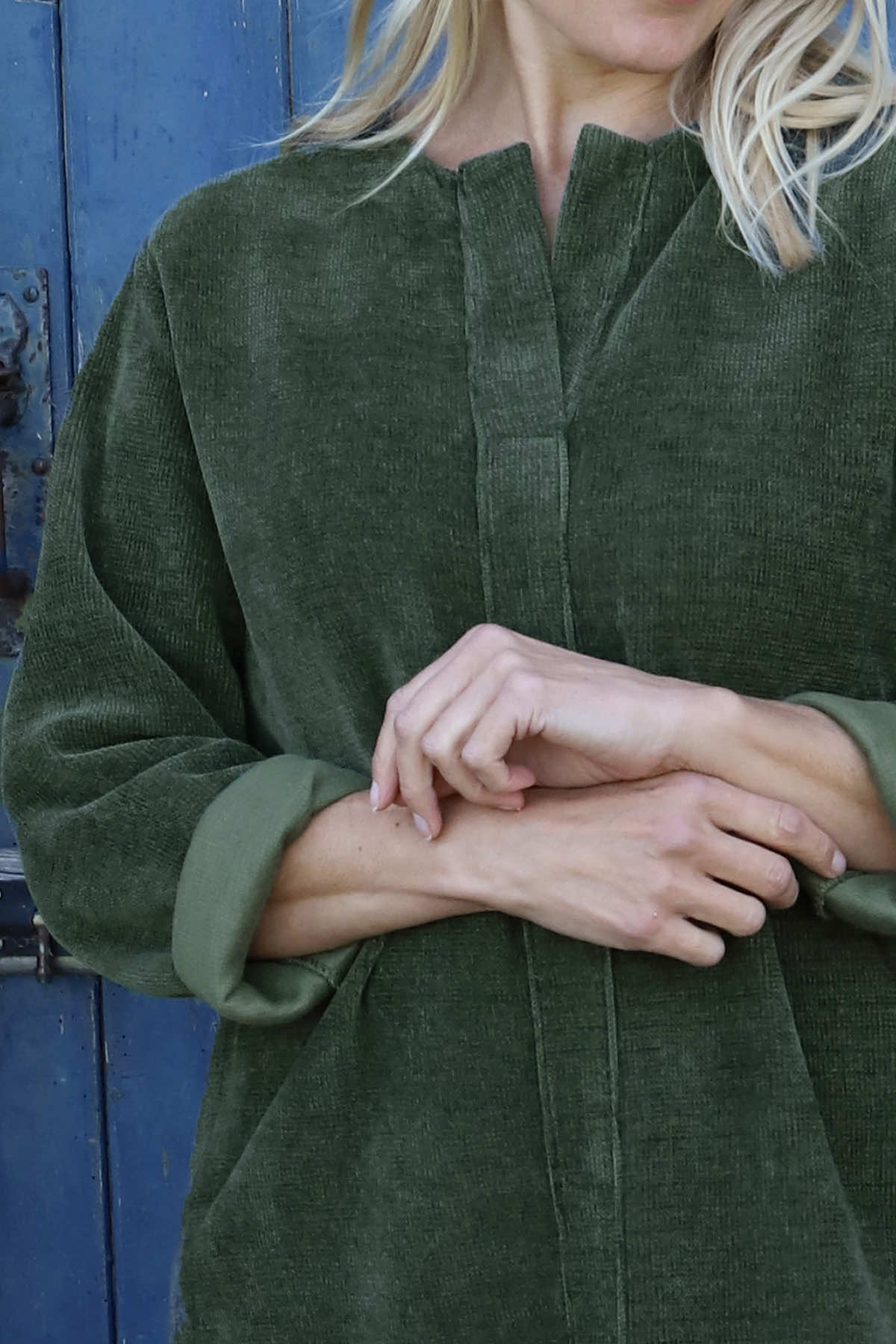 Winifred Cord Tunic Khaki