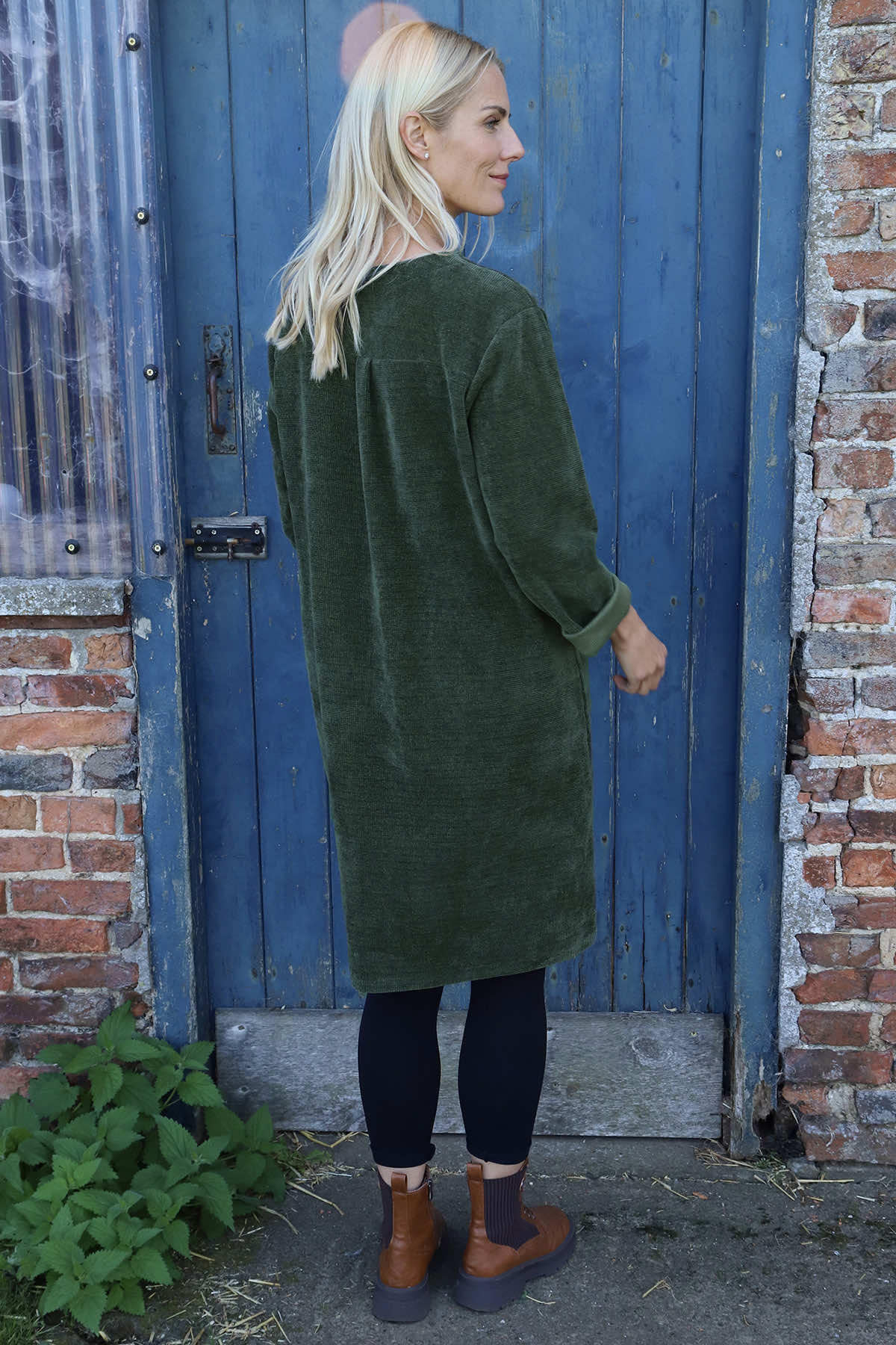 Winifred Cord Tunic Khaki