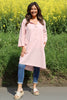Davina Linen Tunic Pink