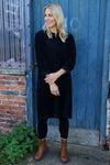 Winifred Cord Tunic Black
