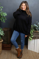 Alessia Knitted Jumper Black Black - Alessia Knitted Jumper Black