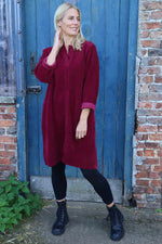 Winifred Cord Tunic Wine Wine - Winifred Cord Tunic Wine