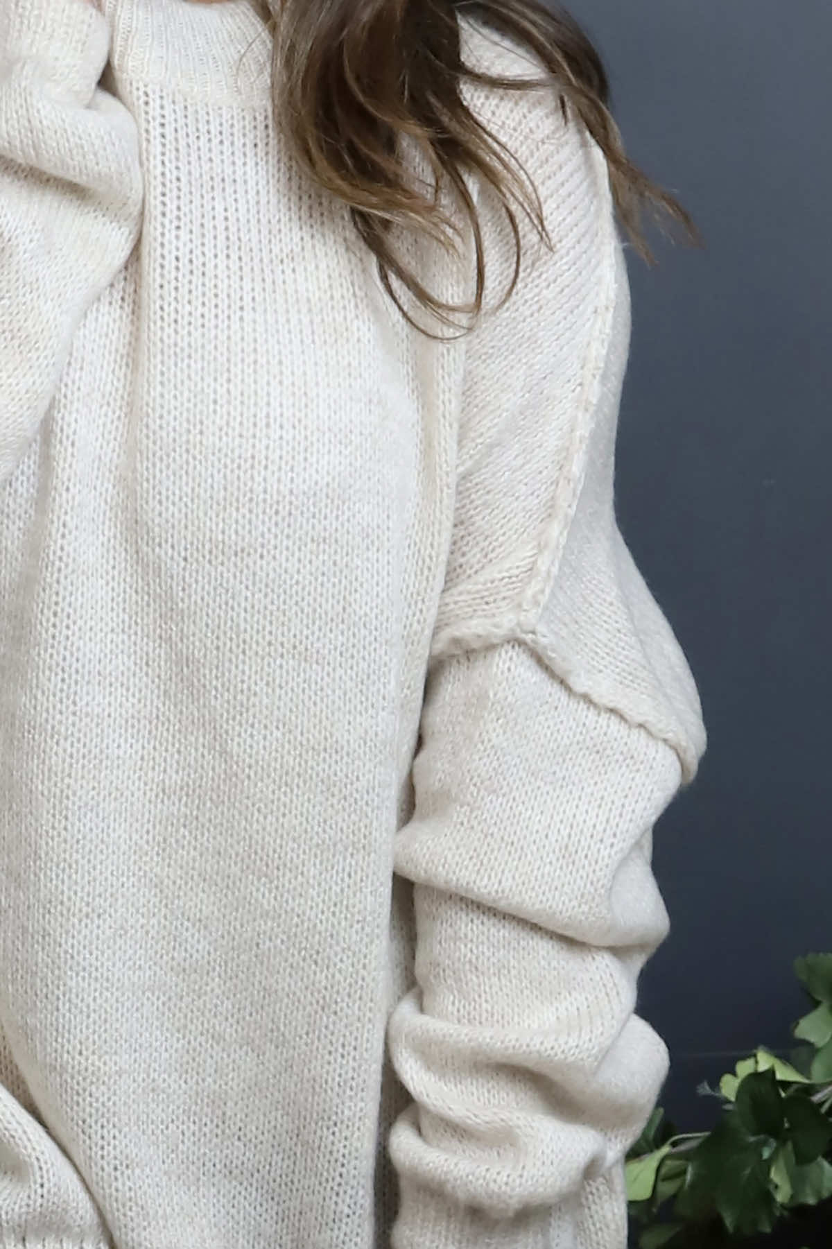 Alessia Knitted Jumper Stone