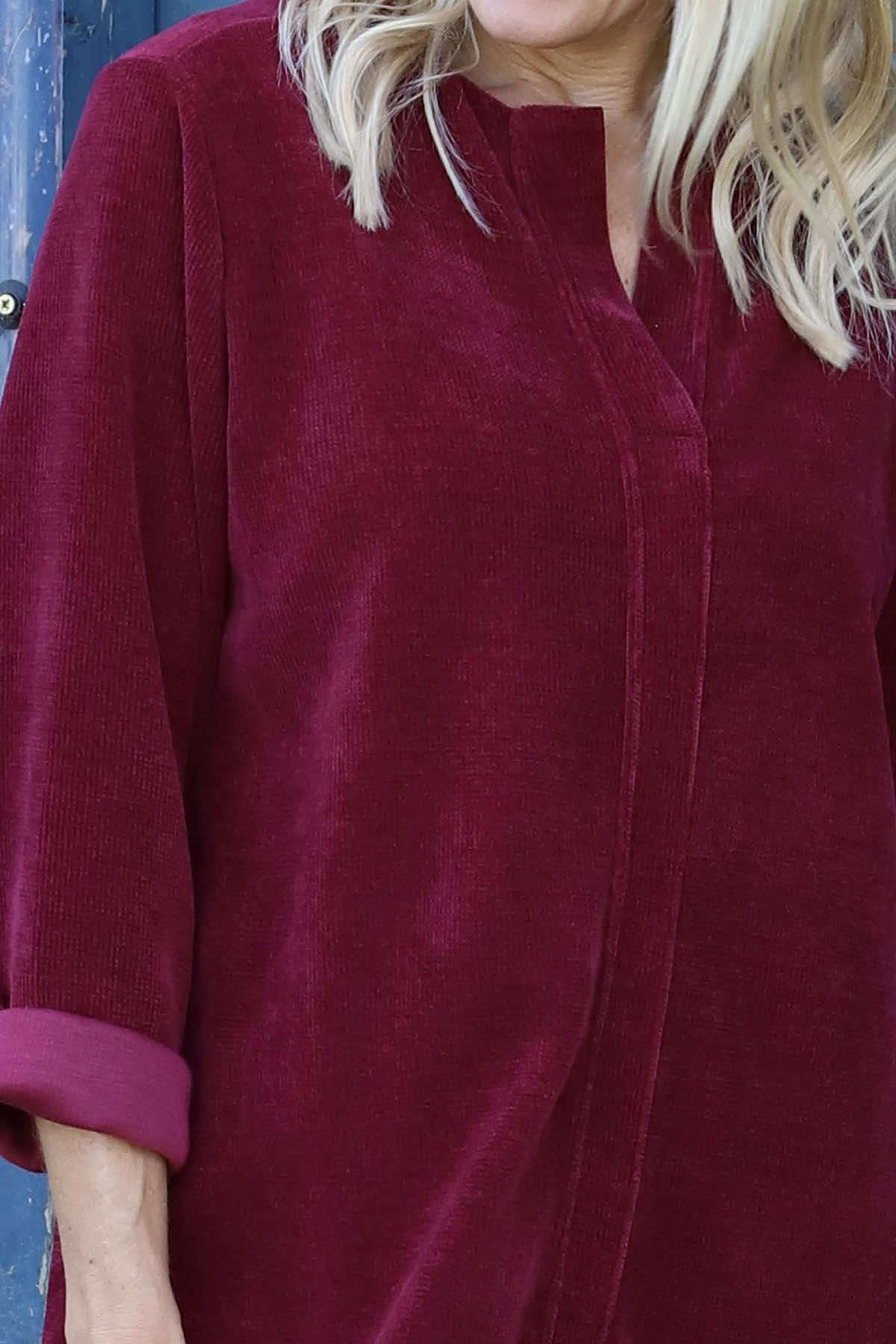 Winifred Cord Tunic Wine