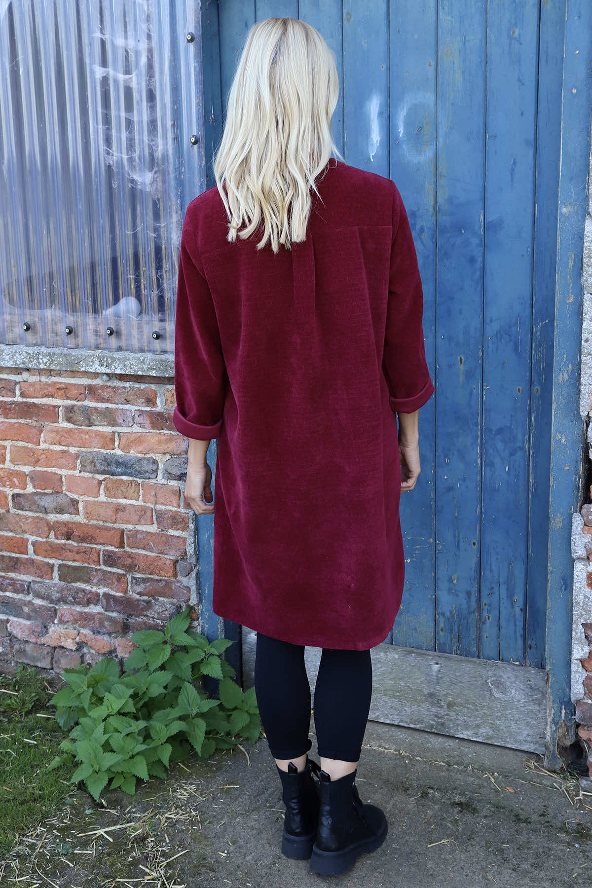 Winifred Cord Tunic Wine
