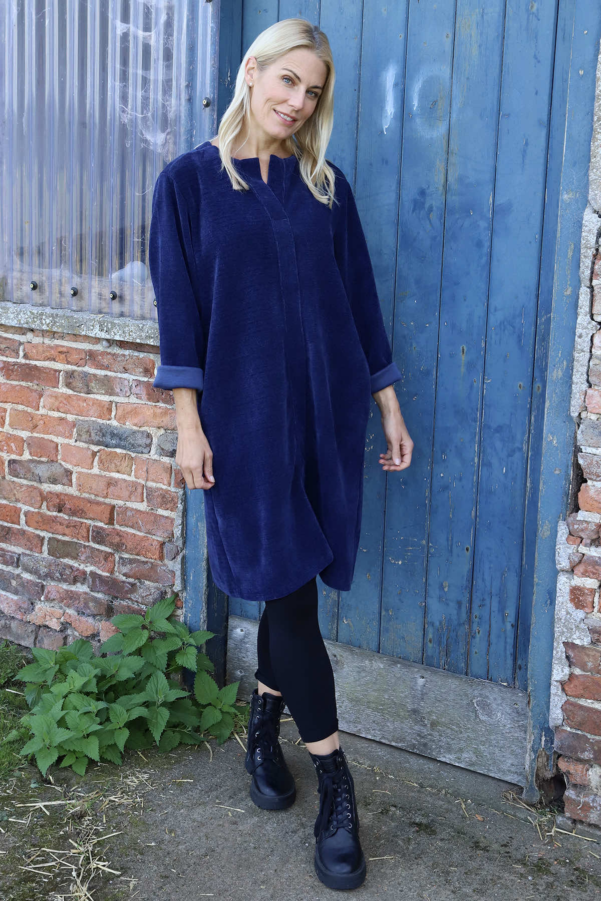 Winifred Cord Tunic Navy