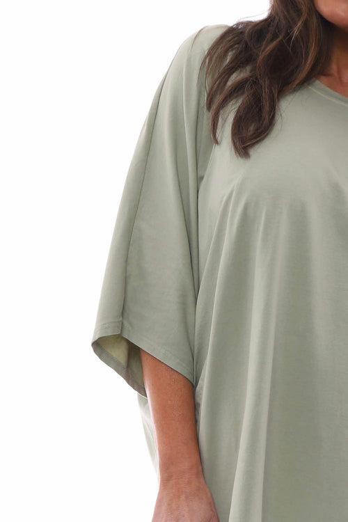 Catrin Cotton Top Sage Green - Image 4