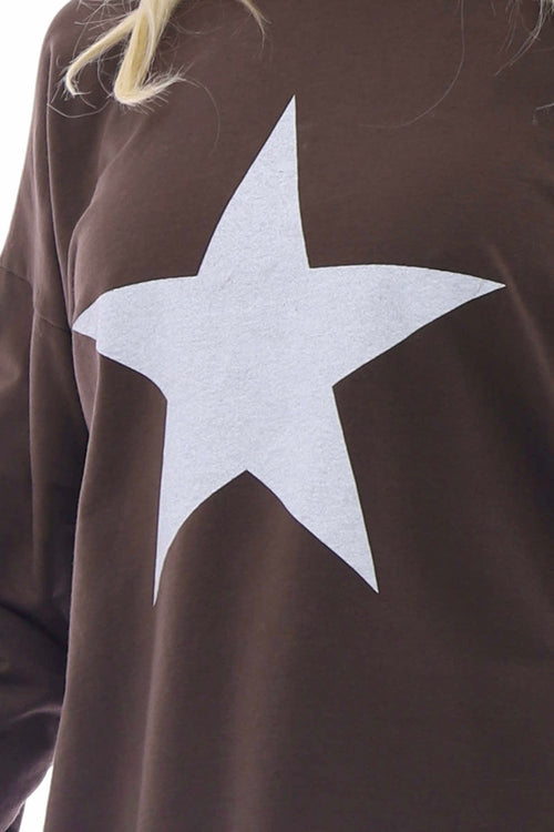 Sports Sweat Star Top Cocoa - Image 4