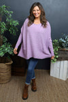 Katalia Pocket Knitted Jumper Lilac