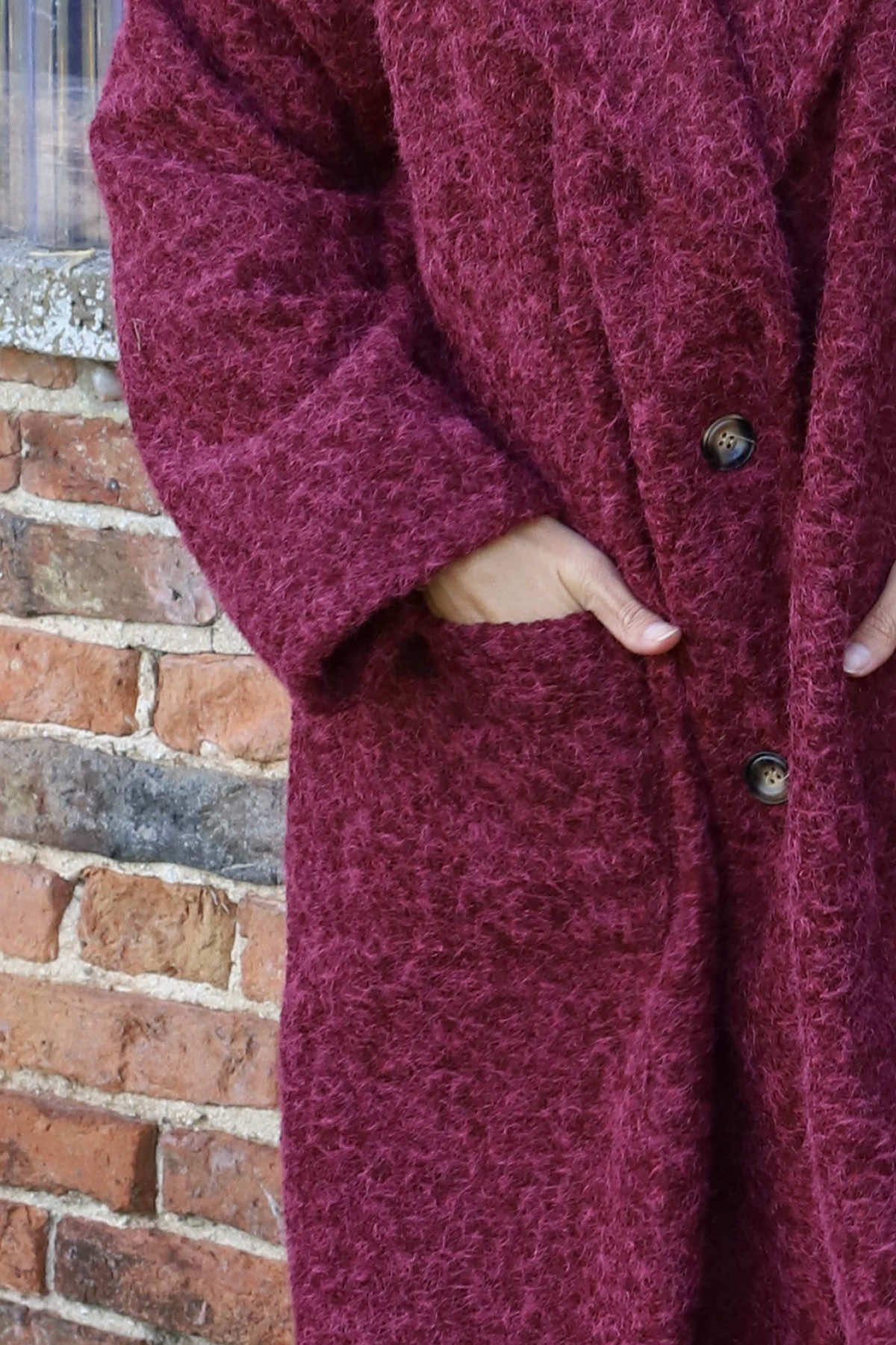 Stefania Coat Wine