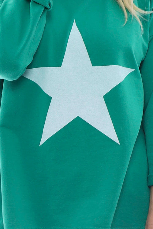 Sports Sweat Star Top Emerald - Image 4