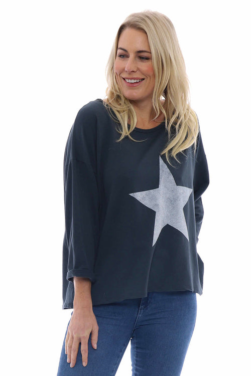 Sports Sweat Star Top Charcoal - Image 5