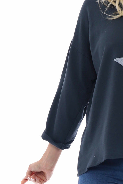 Sports Sweat Star Top Charcoal - Image 3