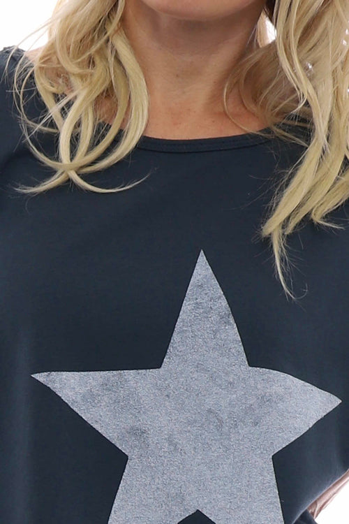 Sports Sweat Star Top Charcoal - Image 2