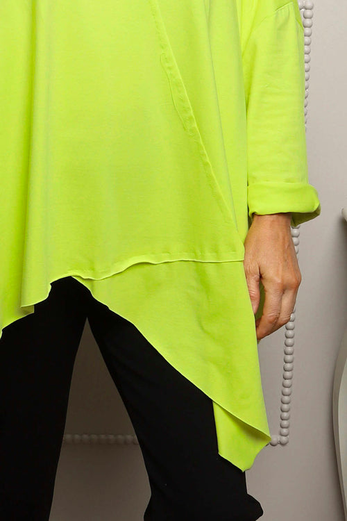 Jodie Dip Side Cotton Top Yellow - Image 3