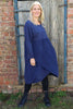 Arden Needlecord Dress Navy