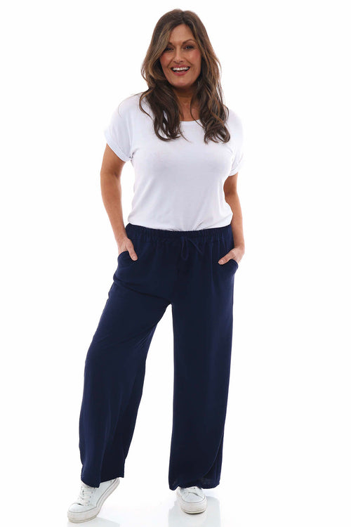 Ciara Trousers Navy - Image 1