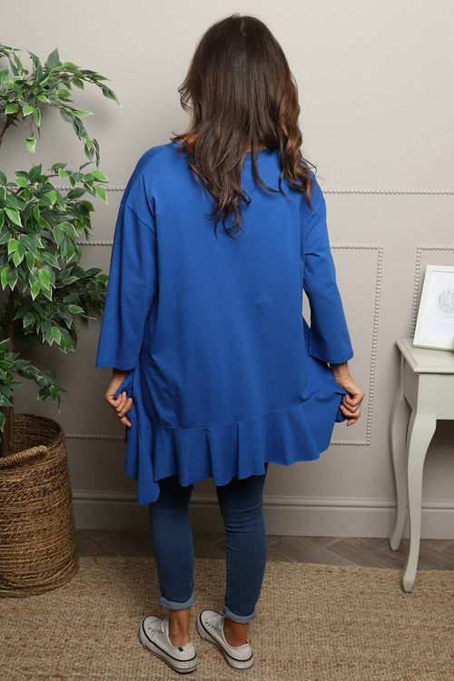 Carey Frill Cotton Top Cobalt - Image 4