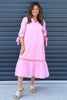 Henrietta Cotton Dress Pink