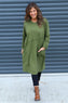 Arlene Pocket Cotton Tunic Olive