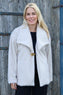 Christine Fluffy Jacket Stone