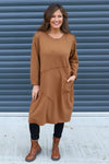 Arlene Pocket Cotton Tunic Nutmeg