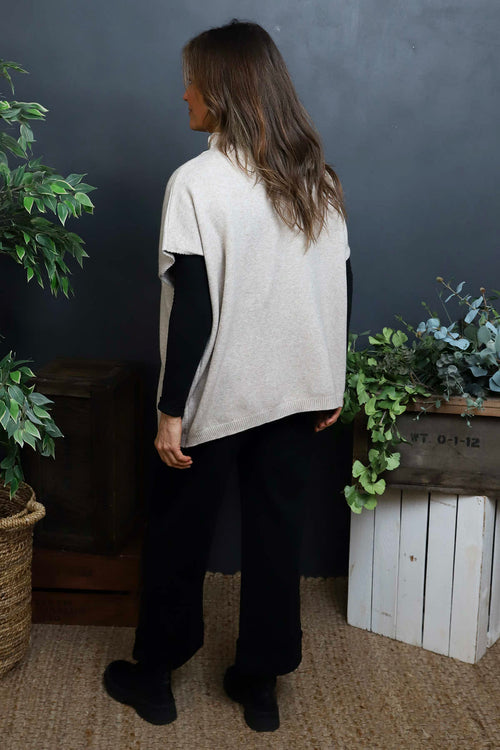 Mila Knitted Vest Stone - Image 4