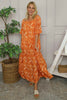 Norma Print Dress Orange