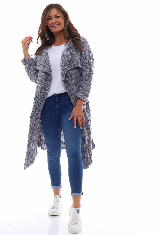 Chica Knitted Cardigan Grey - Image 1