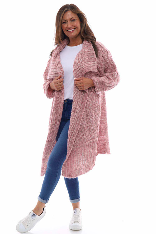Chica Knitted Cardigan Pink - Image 4