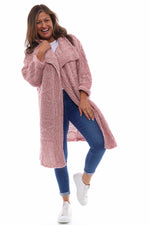 Chica Knitted Cardigan Pink Pink - Chica Knitted Cardigan Pink