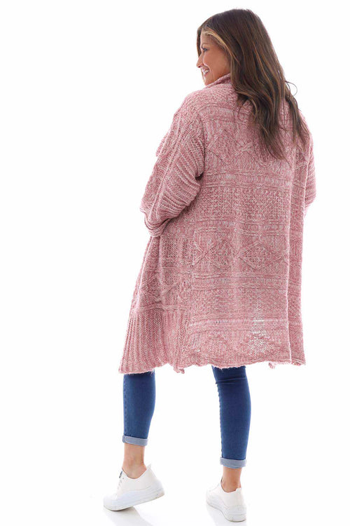 Chica Knitted Cardigan Pink - Image 5