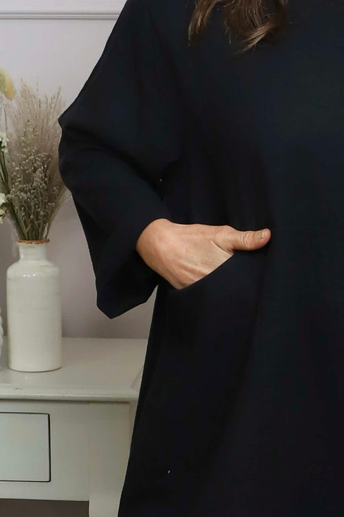 Annemarie Linen Tunic Black - Image 3