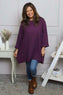 Annemarie Linen Tunic Purple