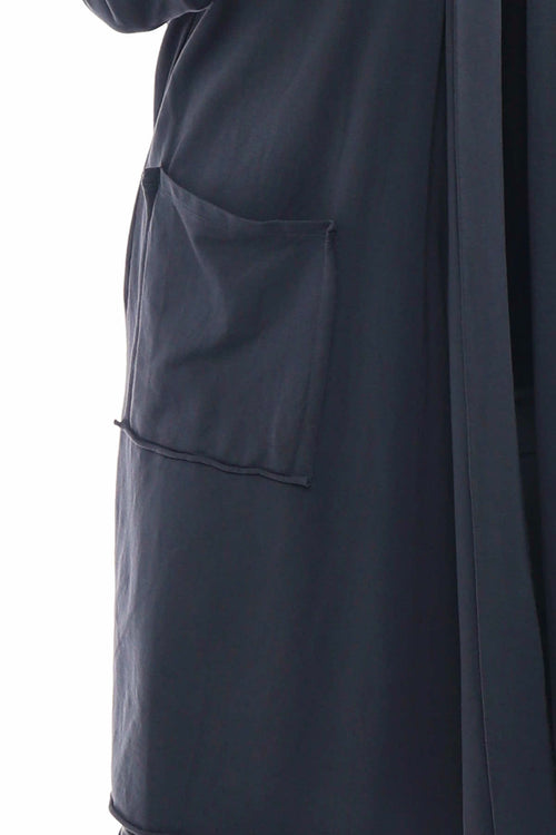 Ingrid Cotton Jacket Charcoal - Image 3