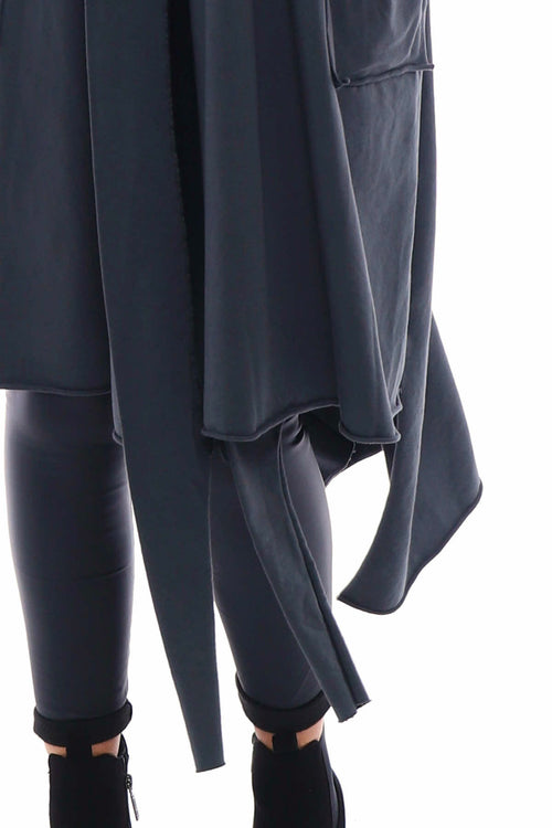 Ingrid Cotton Jacket Charcoal - Image 4