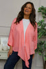 Anjou Tie Front Jacket Coral