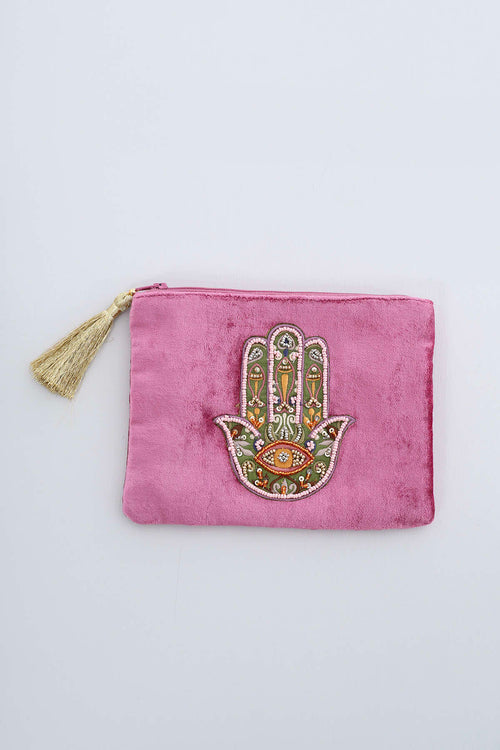 Hand Of Fatima Purse Pink - Image 1